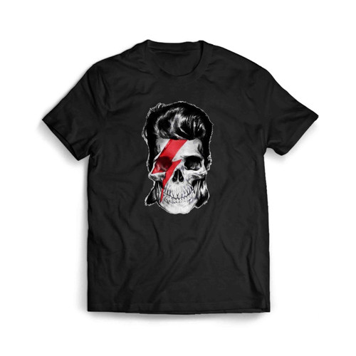 Bowie Skull David Bowie Ziggy Stardust Halloween Men's T-Shirt Tee