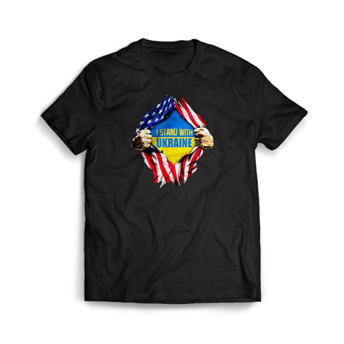 I Stand with Ukraine Support Ukraine Men's T-Shirt Tee