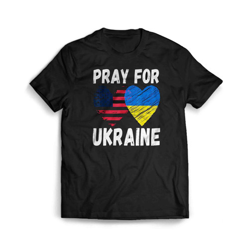 Pray For Ukraine I Stand With Ukraine USA Stand With Ukraine Men's T-Shirt Tee