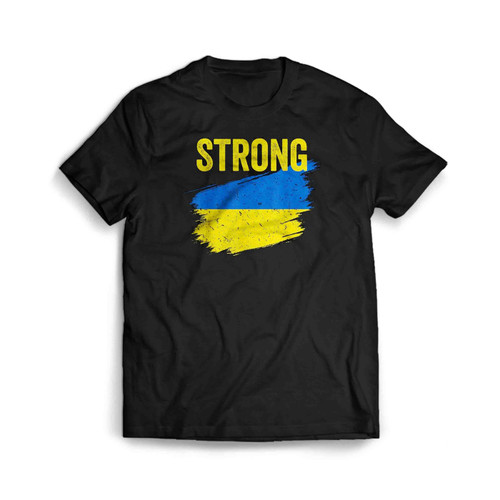 Strong Ukraine I Stand With Ukraine Ukraine Flag Men's T-Shirt Tee