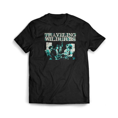 The Traveling Wilburys Performing Men's T-Shirt Tee