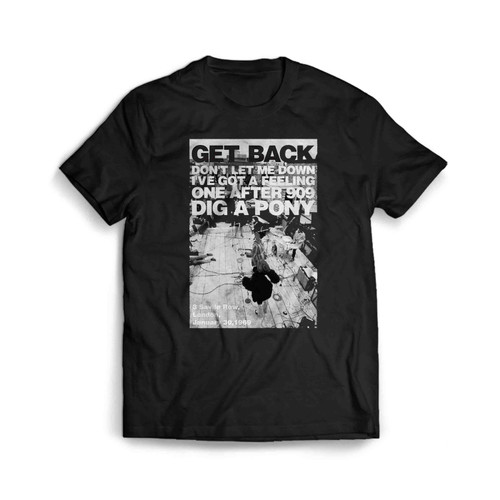 The Beatles Rooftop Shot Men's T-Shirt Tee