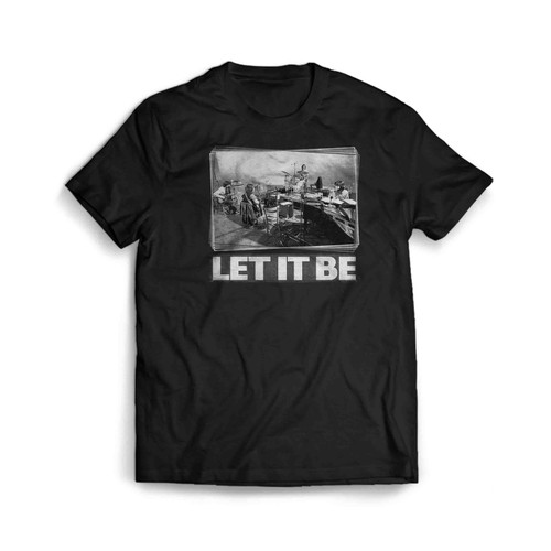 The Beatles Let It Be Studio Men's T-Shirt Tee