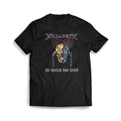 Megadeth Systems Fail Men's T-Shirt Tee