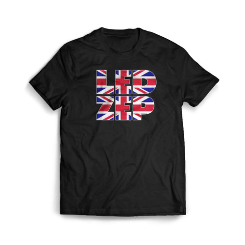 Led Zeppelin Union Jack Type Men's T-Shirt Tee