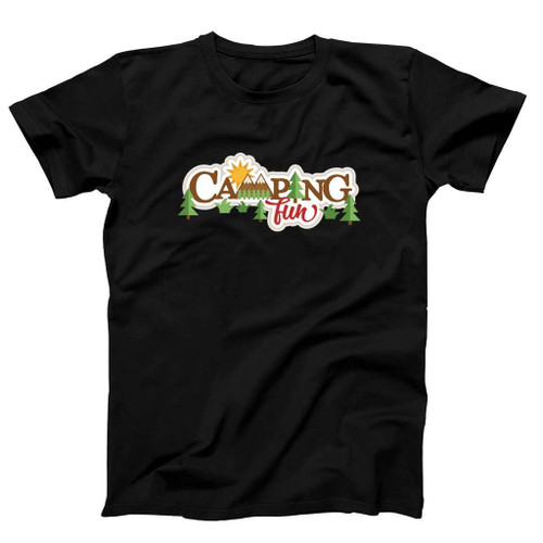 Camping Fun Man's T-Shirt Tee Camping Fun Man's T-Shirt Tee