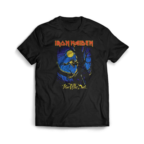 Iron Maiden Fear of the Dark Moonlight Men's T-Shirt Tee Iron Maiden Fear of the Dark Moonlight Men's T-Shirt Tee