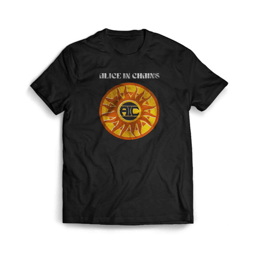 Alice In Chains Circle Sun Vintage Men's T-Shirt Tee