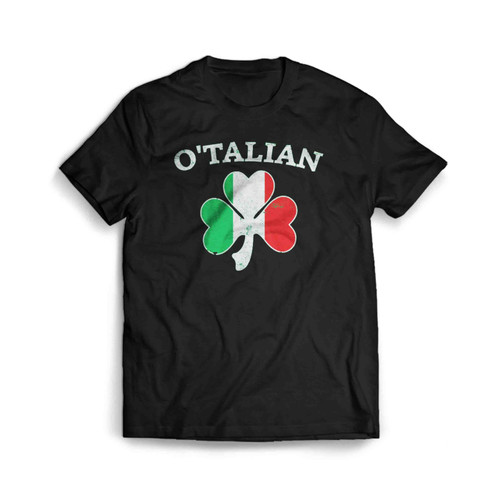 O Talian Italian Irish Shamrock Men's T-Shirt Tee