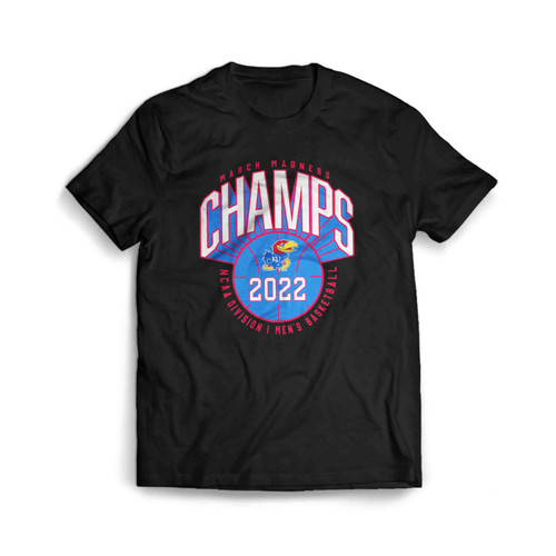 Kansas Jayhawks 2022 March Madness Champs Men's T-Shirt Tee