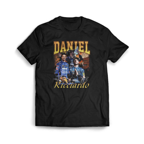Daniel Ricciardo Mclaren Racing 90s Vintage Men's T-Shirt Tee