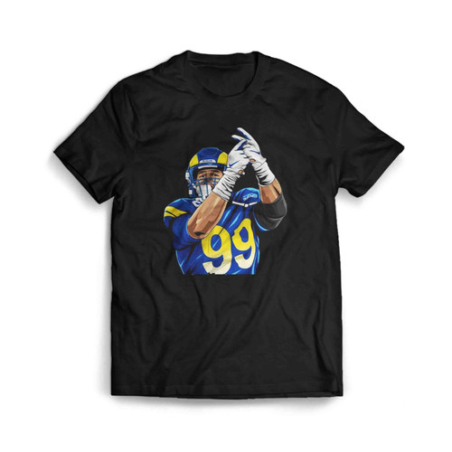 Aaron Donald 99 Los Angeles Rams Champions Men's T-Shirt Tee