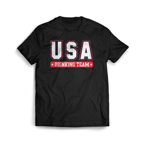 Usa Drinking Olympic Team Mens T-Shirt Tee