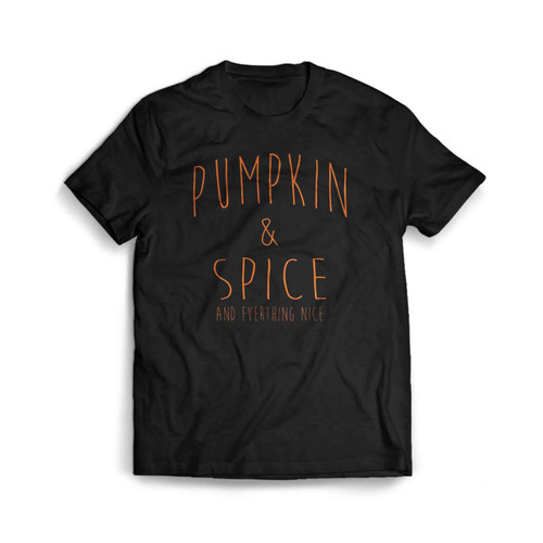 Pumpkin And Spice Coffee Mens T-Shirt Tee