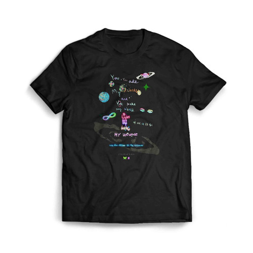 You are my Universe Coldplay Music Of The Spheres 2022 World tour Mens T-Shirt Tee