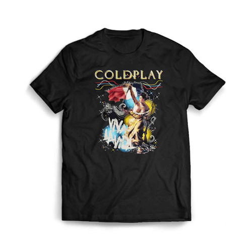 Viva la vida Coldplay Music Of The Spheres 2022 World tour Mens T-Shirt Tee