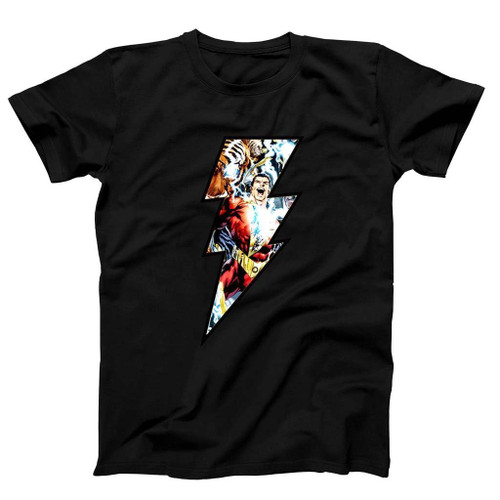 Shazam Logo Thunderbold Man's T-Shirt Tee