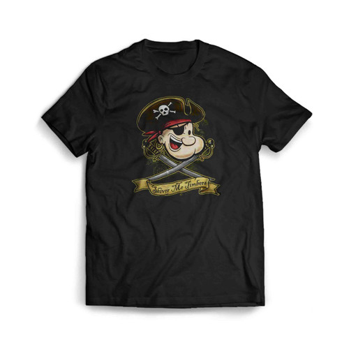 Popeye Shiver Me Timbers Mens T-Shirt Tee