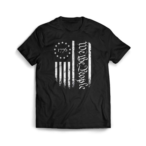 We The People American Flag Mens T-Shirt Tee