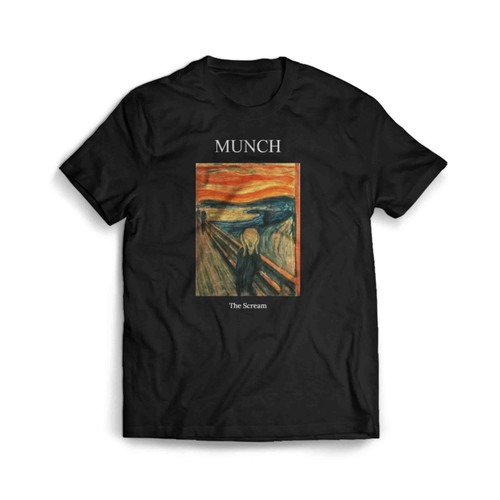 Edvard Munch The Scream Mens T-Shirt Tee