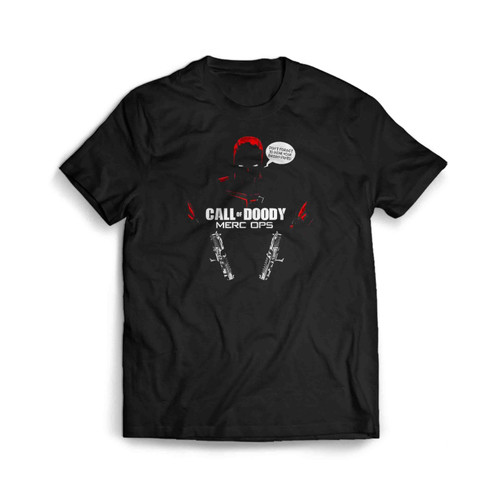 New Call Of Doody Deadpool Gaming Inspired Design Printed Mens T-Shirt Tee