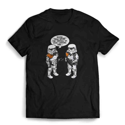 Wrong Droids Funny Comic Graphic Mens T-Shirt
