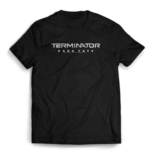 Terminator Dark Fate White Logo Mens T-Shirt