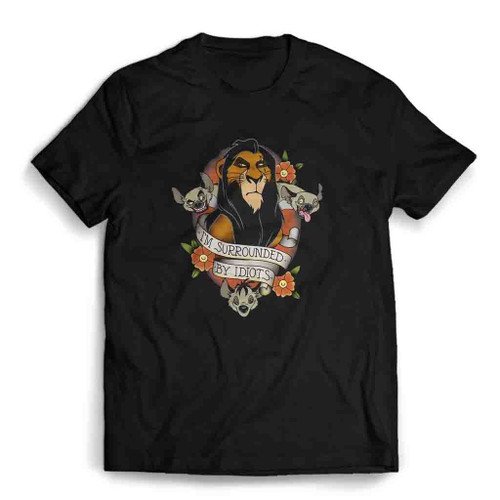 Surrounded By Idiots Scar The Lion Mens T-Shirt