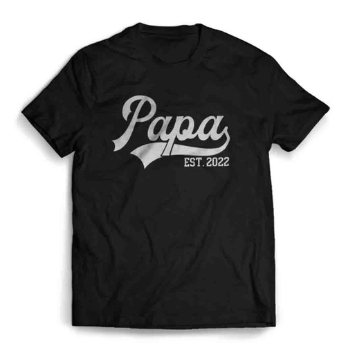 Papa Est Year Mens T-Shirt