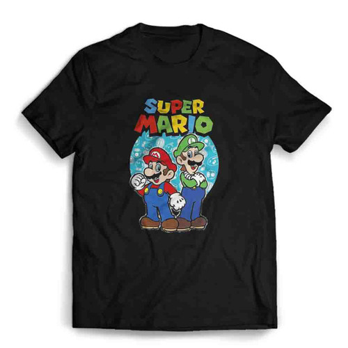 Nintendo Super Mario Luigi Mario Mens T-Shirt