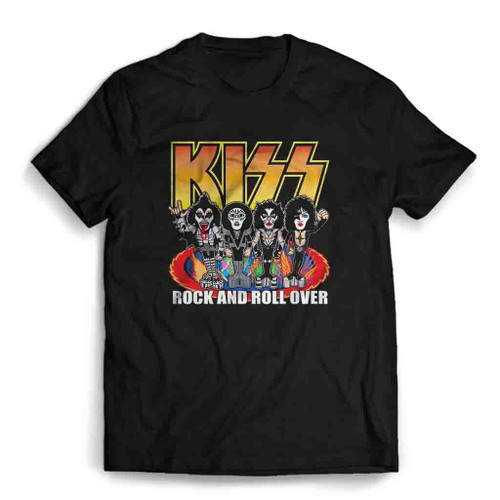 Kiss Rock And Roll Over Rock Band Concert Tour Mens T-Shirt