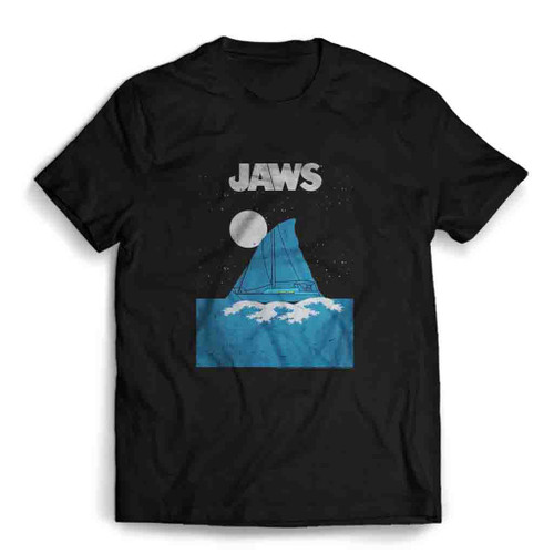 Jaws Boat Fin Mens T-Shirt