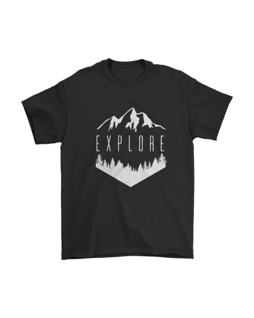 Adventure Explore Mountains Man's T-Shirt Tee