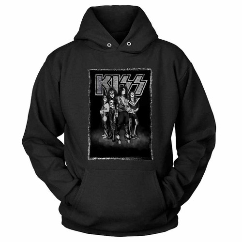 Kiss Band Faces Black Hoodie