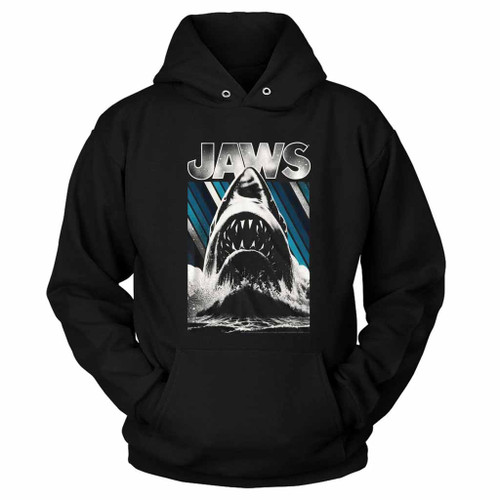 Jaws Blue Stripe Logo Hoodie