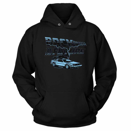 Back To The Future Blue Lightning Hoodie