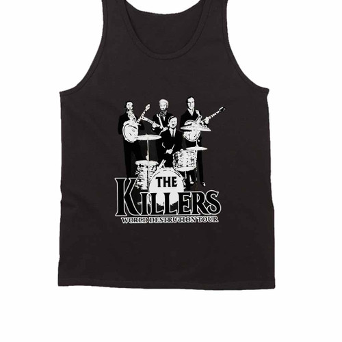 The Killers Band Members World Destrution Tour Tank Top The Killers Band Members World Destrution Tour Tank Top