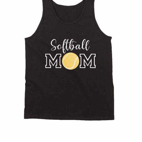 Softball Mom Logo Art Tank Top