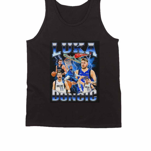 Luka Doncic Vintage 90s Inspired Tank Top