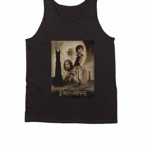 Lord Of The Rings Two Towers Poster Tank Top