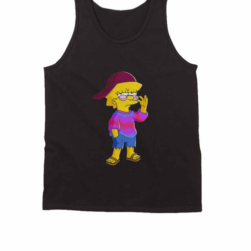 Lisa Simpson Cute Pose The Simpsons Tank Top