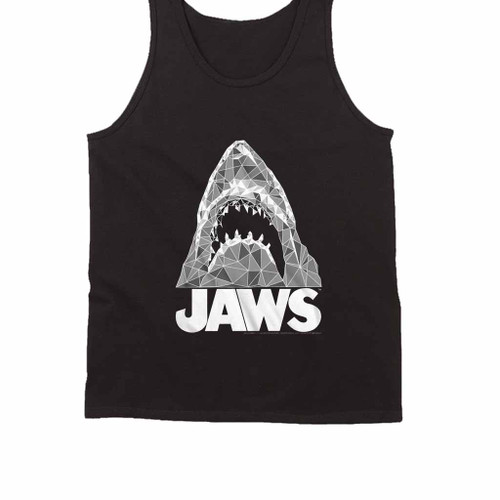 Jaws Geometric Shark Logo Tank Top