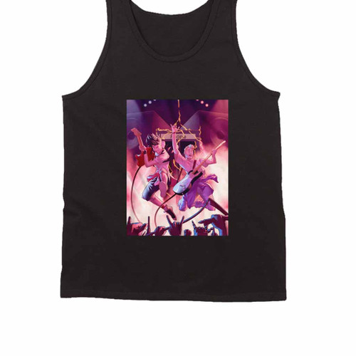 Bill and Ted On Stage Cartoon Tank Top