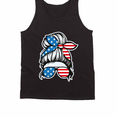 All American Mama Logo Tank Top