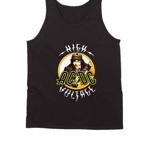 Acdc Neon Highway To Hell Rock And Roll Music Tank Top