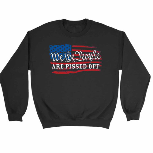 We The People American Flag Logo Art Sweatshirt Sweater