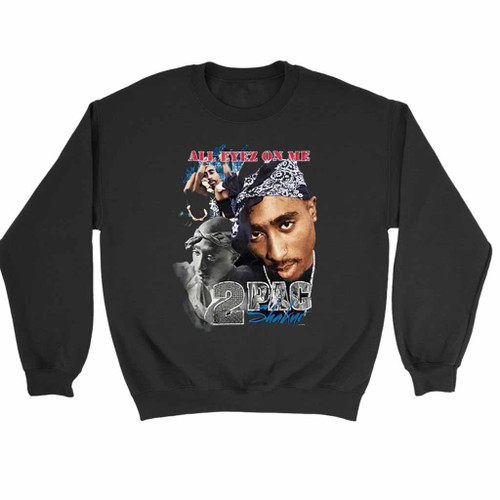 Tupac Shakur 2pac All Eyez On Me Rap Death Row Vintage Sweatshirt Sweater