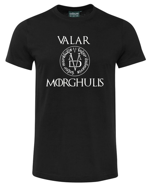 Valar Morghulis Game Of Thrones Art Man's T-Shirt Tee Valar Morghulis Game Of Thrones Art Man's T-Shirt Tee