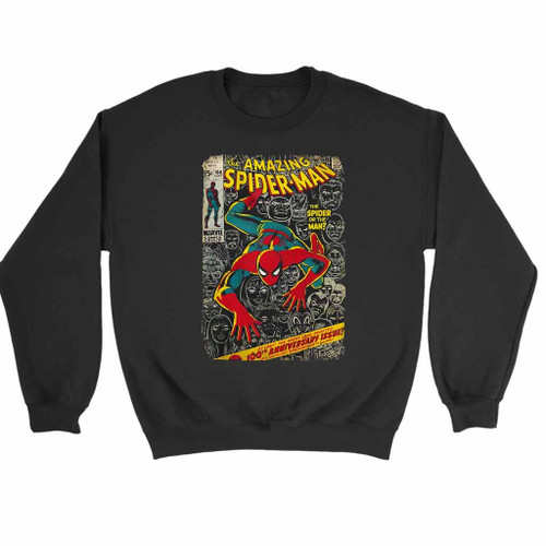 Marvel Spider Man Comic Book Vintage Sweatshirt Sweater