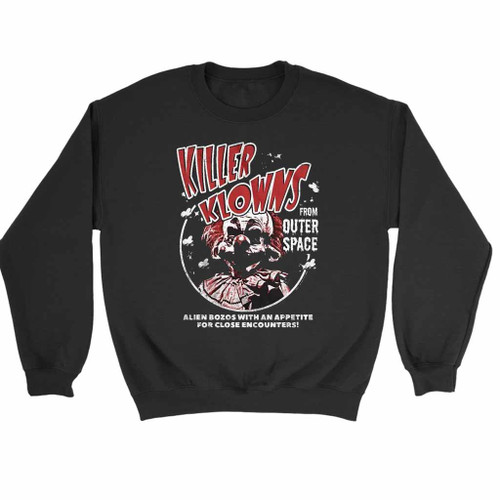 Killer Klowns From Outer Space Alien Bozos With An Appetite Sweatshirt Sweater